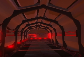 another snippet of the hallway ir built